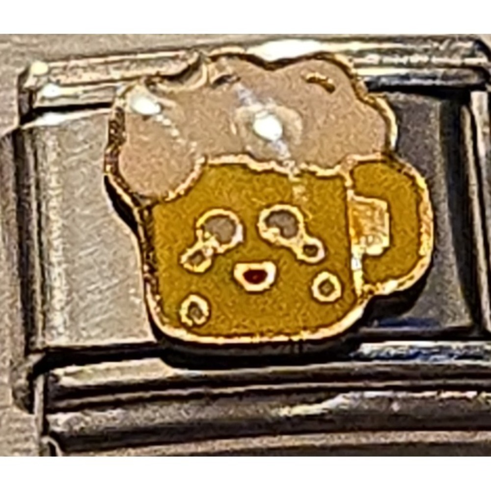 Italian Charm Foaming Cold Beer Charm‎ 9mm